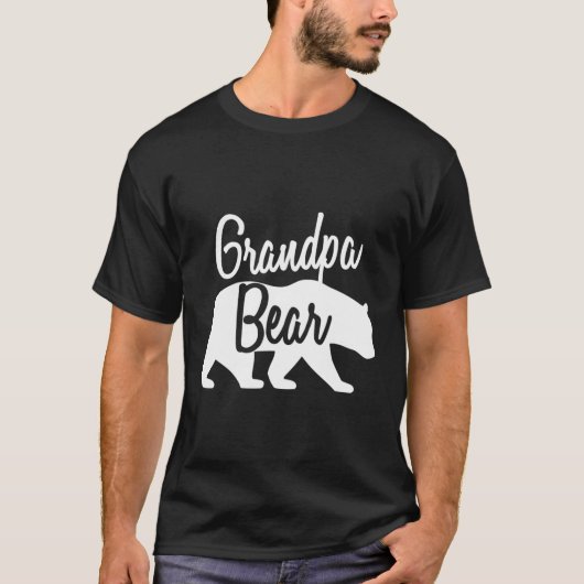 T-shirt de l'ours grand-père jumelant l'ours de fa (Devant)