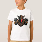 T-Shirt de l'Outlaw de Cowboy (Devant)