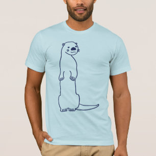 T-shirt de loutre