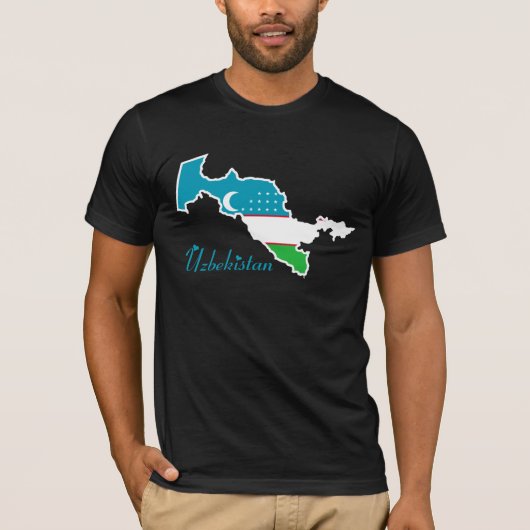 T-shirt de l'Ouzbékistan (Devant)