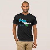 T-shirt de l'Ouzbékistan (Devant entier)