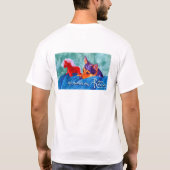 T-shirt de lumière de logo - "Jack et cheval rouge (Dos)
