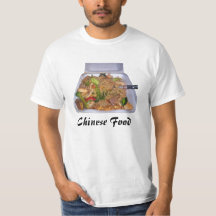 T-shirt de lumière "de nourriture chinoise"