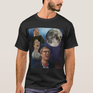 T-shirt de lune de 3 Smerch