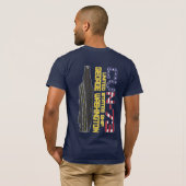 T-Shirt de l'USS GEORGE WASHINGTON CVN-73 (Dos entier)
