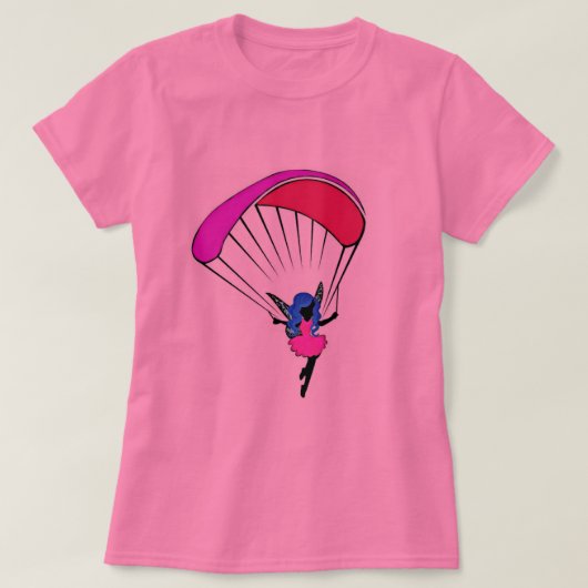 T-shirt de lutin de parapentisme (Design devant)