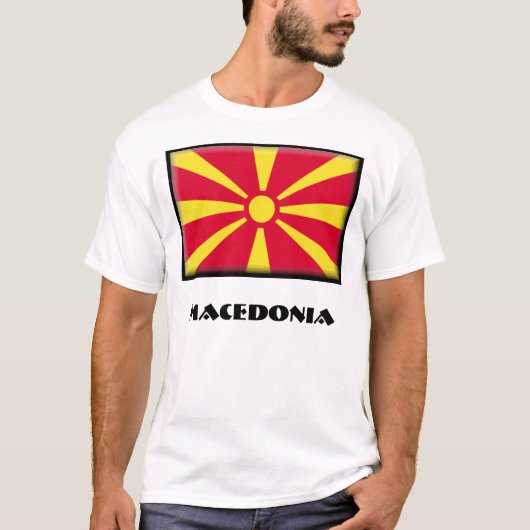 T-shirt de Macédoine (Devant)