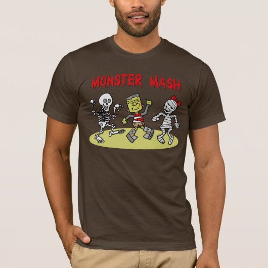 T-shirt de mâche de monstre (Devant)