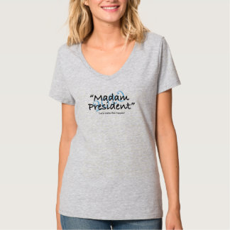 T-shirt de Madame président 2020 gris