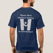 T-shirt de MadCast appelé par obscurité (Dos)