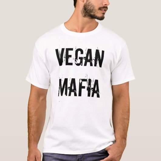 T-shirt "de Mafia végétalienne" (Devant)
