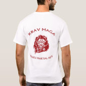 T-shirt de maga de krav (Dos)