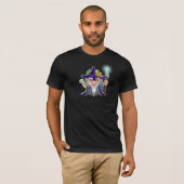 T-shirt de magicien de gnome (Devant entier)