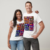 T-shirt de main de Hamsa de bruit de mod (Unisexe)