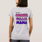 T-shirt de maman Collie lisse (Dos)
