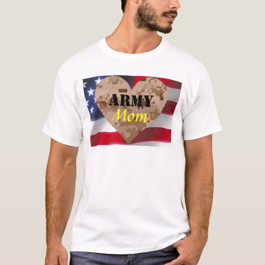 T-shirt de maman d'ARMÉE (Devant)