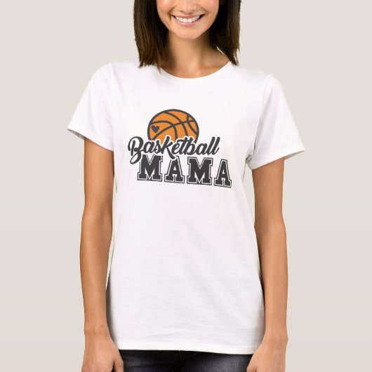 T-Shirt de Maman de Basket-ball (Devant)