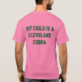 T-shirt de maman de cobras de Cleveland (Dos)