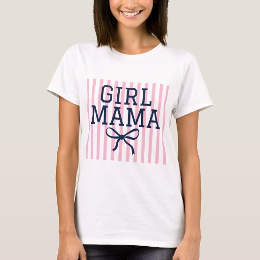 T-shirt de maman de fille (Devant)