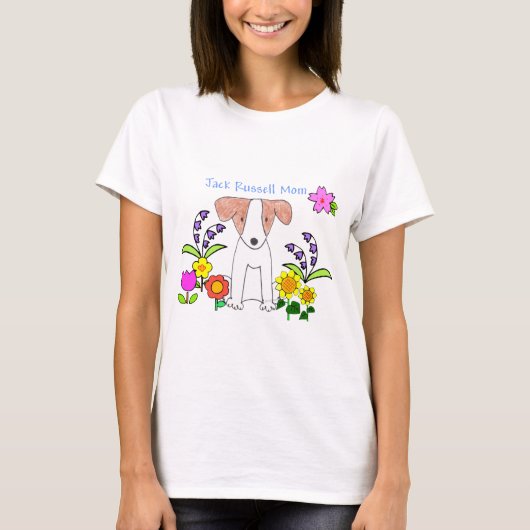 T-shirt de maman de Jack Russell (Devant)
