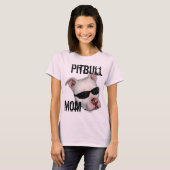 T-shirt de maman de Pitbull (Devant entier)