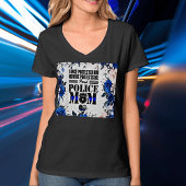 T-shirt de maman de policier fière