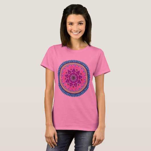 T-shirt de mandala (Devant entier)