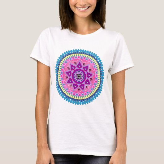 T-shirt de mandala (Devant)