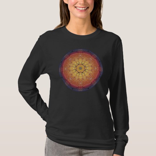T-SHIRT DE MANDALA DU SOLEIL (Devant)