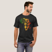 T-shirt de manuscrit de couleur de l'Afrique Mali (Devant entier)
