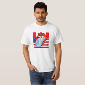 T-shirt de marathon de langue d'Alburgh (Devant entier)