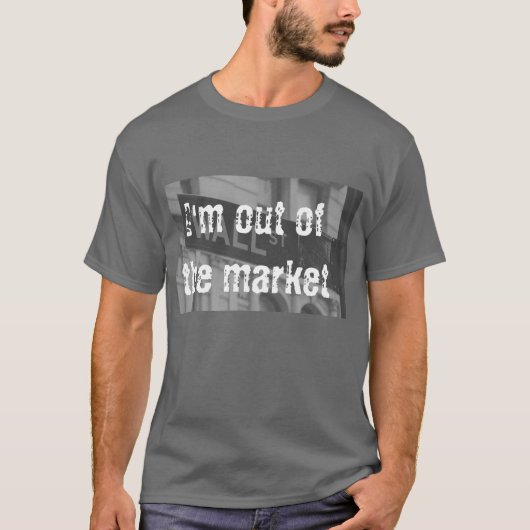T-shirt de marché boursier () (Devant)