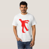 T-shirt de marche de zombi (Devant entier)