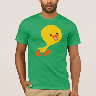T-shirt de marche mignon de caneton de bande