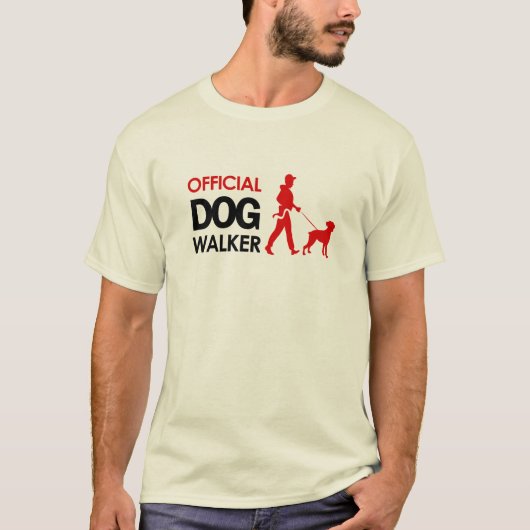 T-shirt de marcheur de chien de boxeur (Devant)