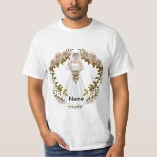 T-Shirt de mariage de la mariée aimante