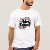 T-shirt de mariage pour la team de la mariée (Devant)