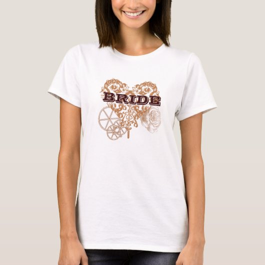 T-shirt de mariée Mariage Victorian Steampunk (Devant)