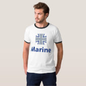 T-shirt de marine de Deutsche (Devant entier)