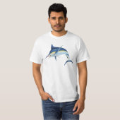 T-shirt de marlin bleu (Devant entier)
