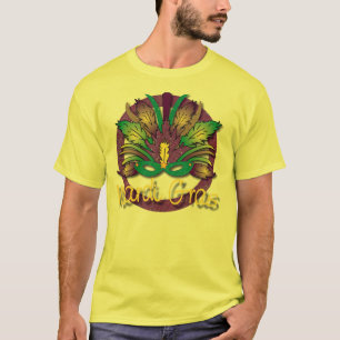 T-shirt de masque de mardi gras