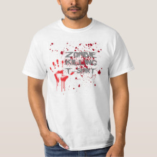 T-shirt de massacre de zombi