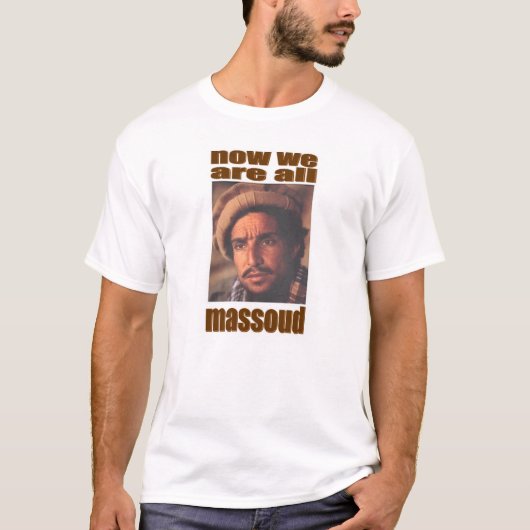 T-shirt de Massoud (Devant)
