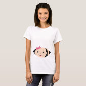 T-Shirt de maternité Peek-A-Boo (Devant entier)