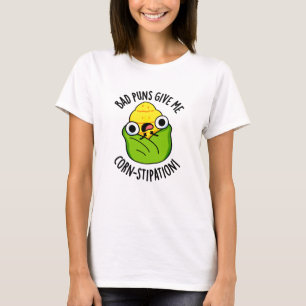 T-shirt De Mauvais Puns Me Donnent Une Maillot De Maïs Drô