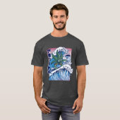 T-shirt de mauvaises herbes de surf (Devant entier)