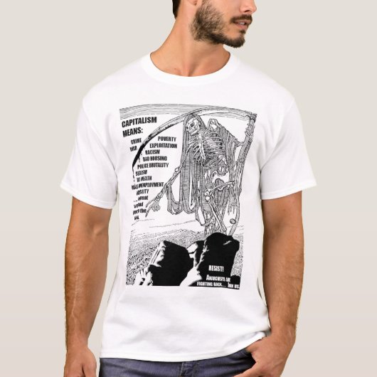 T-shirt de Meams de capitalisme (Devant)