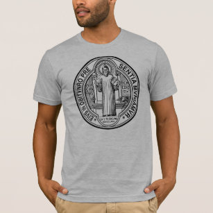 T-shirt de médaille d'exorcisme de St Benoît