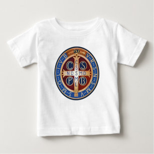 T-shirt de médaille d'exorcisme de St Benoît de