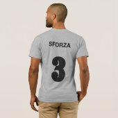 T-shirt de mémorial de Rex Sforza (Dos entier)